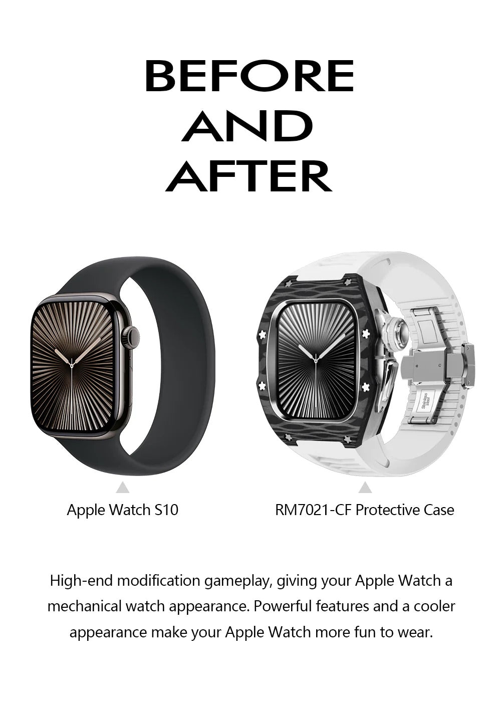 Funda Apple Watch Legacy Edition 46mm | Plata |